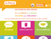 Tablet Screenshot of francas-vosges.org